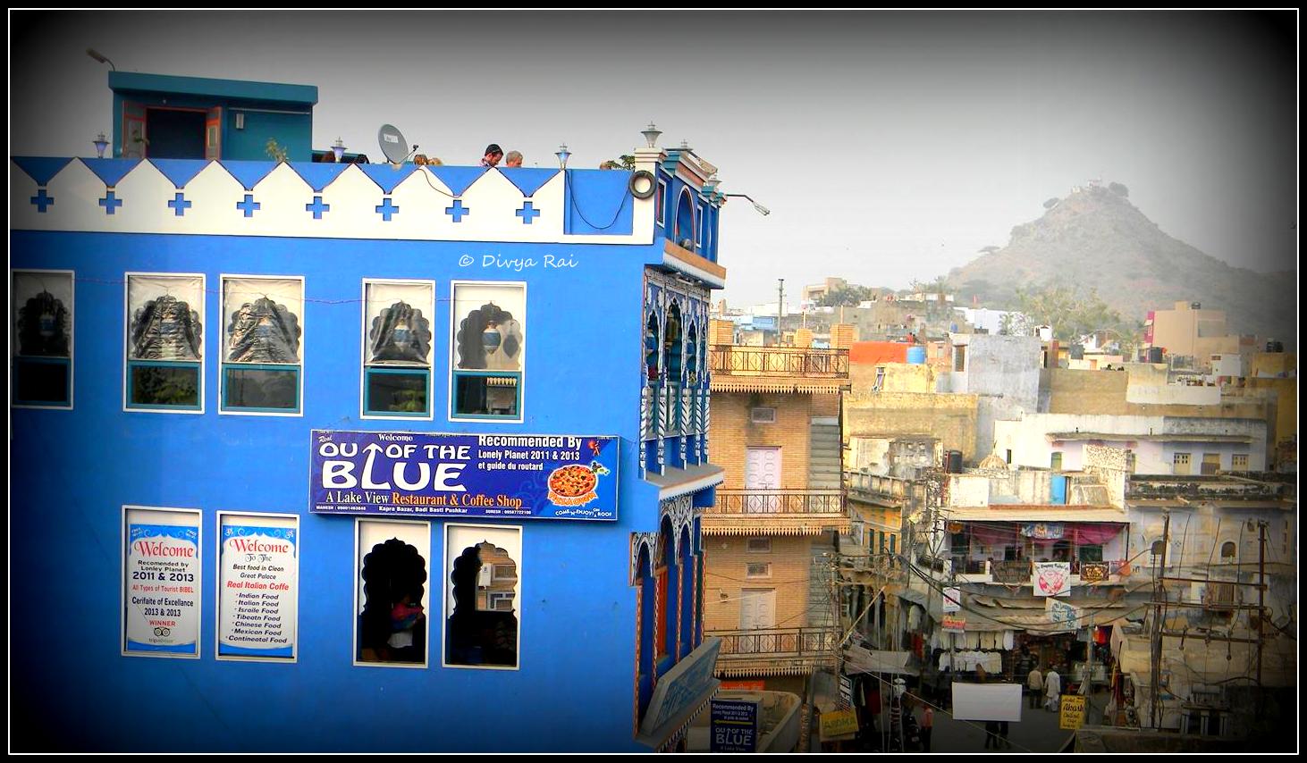 Cafe out of the blue, Pushkar