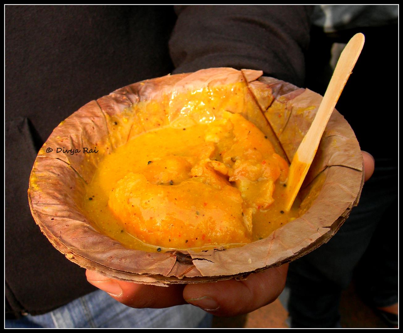 Mirchi vada kadhi in Pushkar