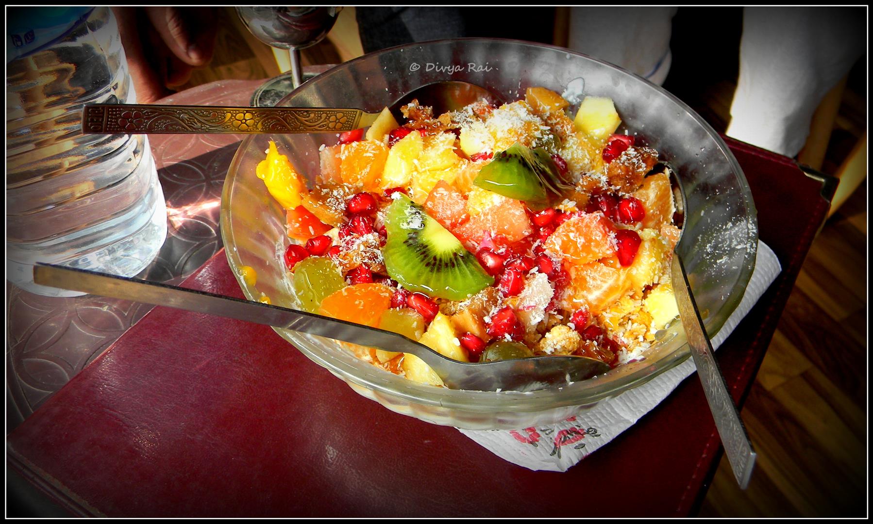 Fruit salad in Pushkar