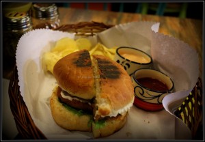 Burger at Big Yellow Door