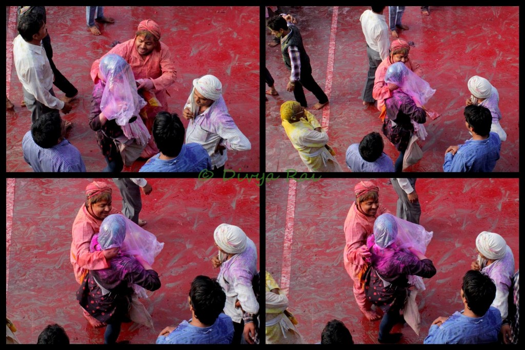 How is Holi at Mathura?